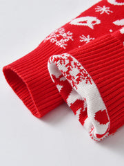 Christmas Boys Knit Sweatshirt