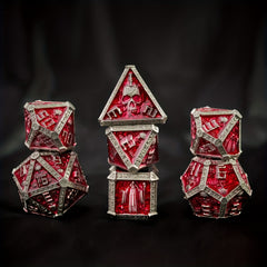 7pcs Wizard Metal Solid Dice Set for Board Game