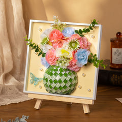 Craft Suppliers Kit DIY Artificial Flowers and Seaglass Art 3D Model Set
