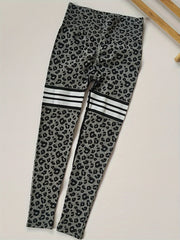 Leopard Print Yoga Pants High Stretch Leggings
