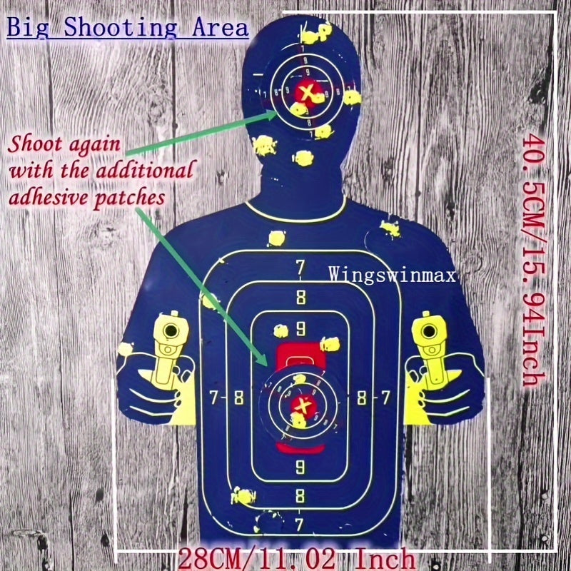 10pcs 30 48x45 72 Cm Impact Visible Targets for Training