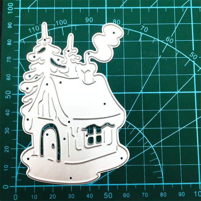 Metal Cutting Dies Stencils for DIY Scrapbooking Christmas House Cards Making