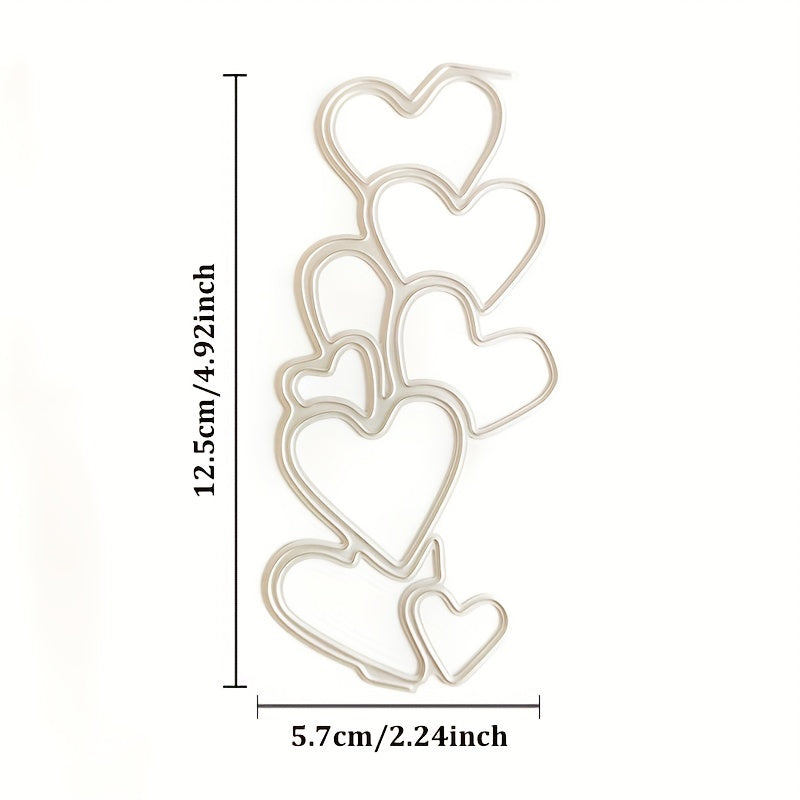 Heart Border Metal Die Cuts For Scrapbooking Hollow Hearts Frame