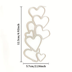 Heart Border Metal Die Cuts For Scrapbooking Hollow Hearts Frame