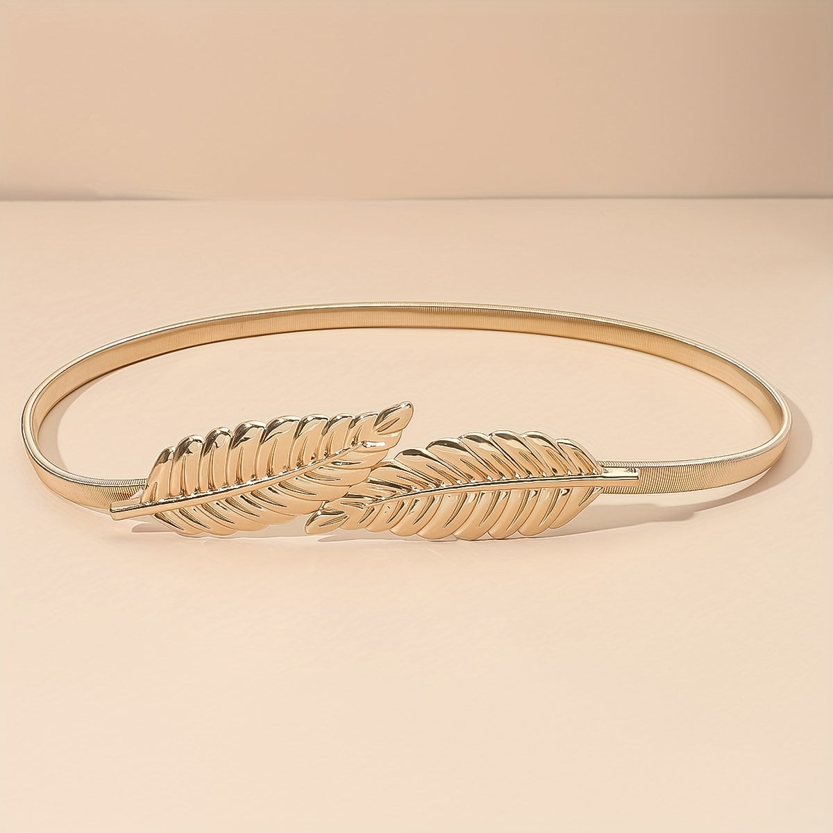 Punk Metal Waistband Golden Belts for Women Girls