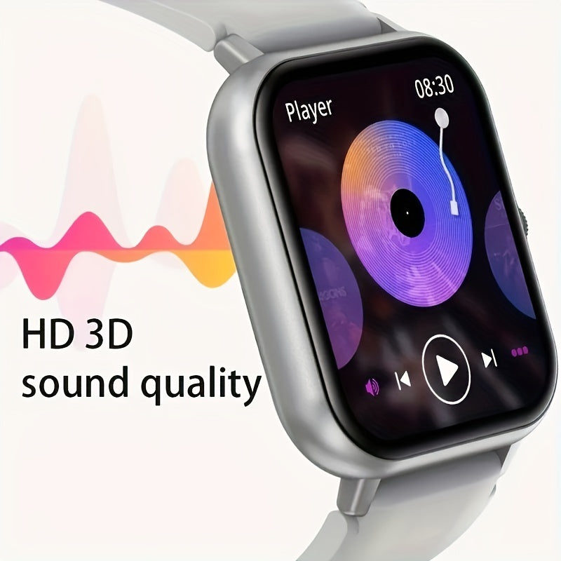 Sporty Heart Rate Monitoring Full Display Smart Watch For Men