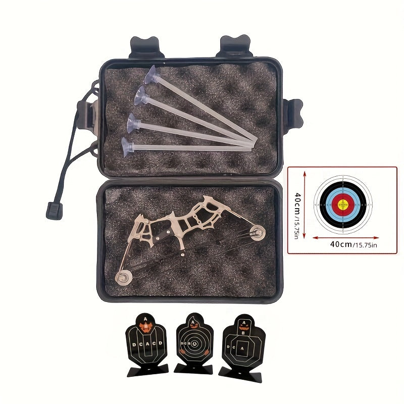Metal Mini Composite Bow Set w/ Reverse Curved Bow - Target Professional Bow Box