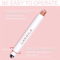 Creamy Eyeshadow Stick Shimmer Eyeshadow Pencil Crayon 2 In 1