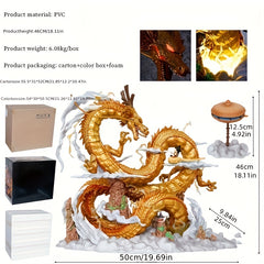 Golden Dragon Anime Model Ornament Statue Collection