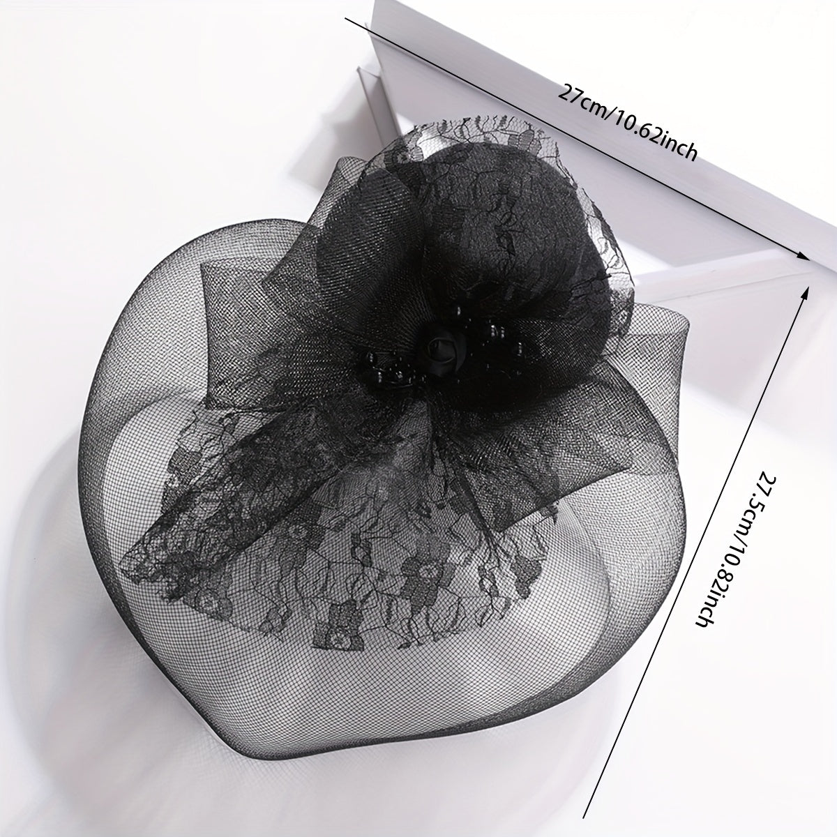 Lace Fascinators Hat British Style Derby Hat Wedding Cocktail Tea Party