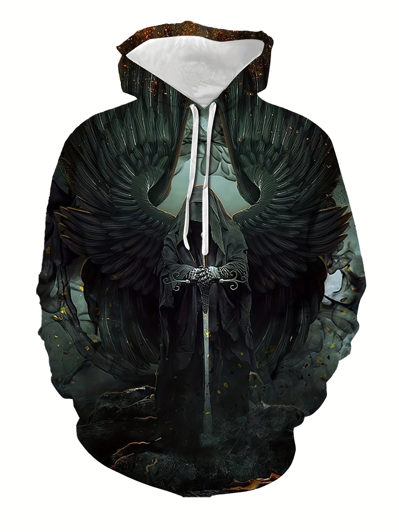 Men's Casual 3D Print Hoodie Hooded Sweatshirt