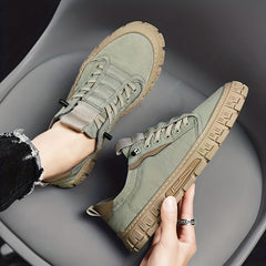 Men's Casual Lace-up Sneakers Comfortable Breathable Shoes