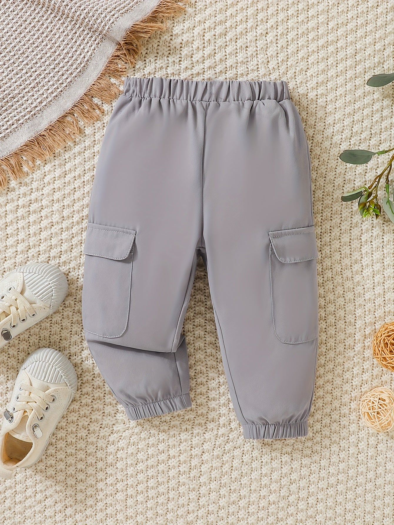 Toddler Baby Boy Cargo Pants With Pockets