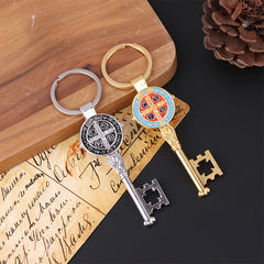 Creative Key shaped Keychain Keyring For Men Women Alloy Key Chain Pendant