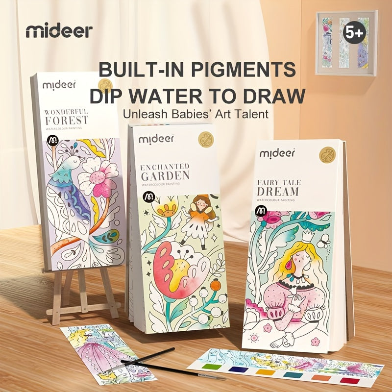 Children's Watercolor Painting Coloring Book