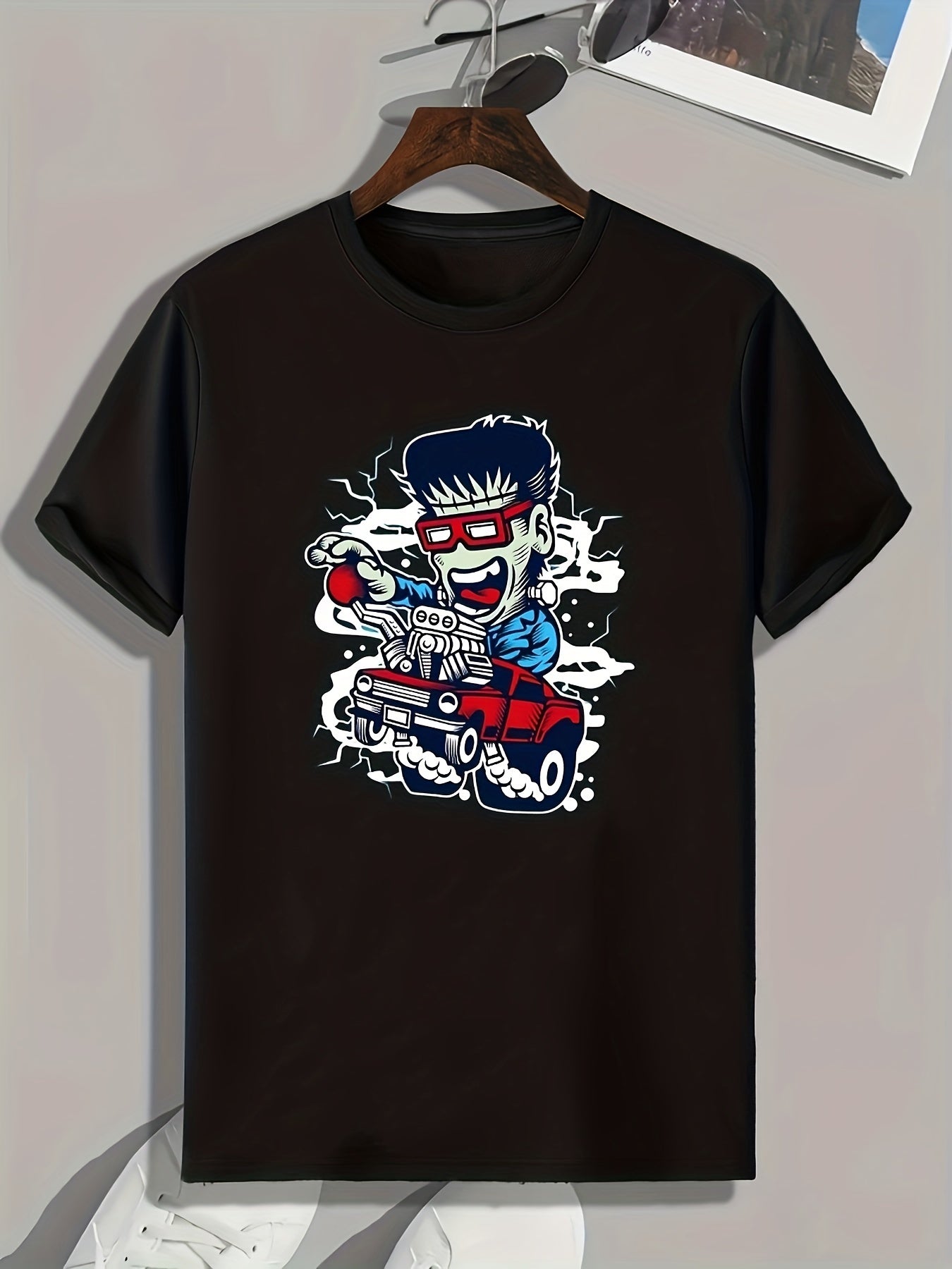 Men's Sports T shirt Graphic Tee for Fitness Activities