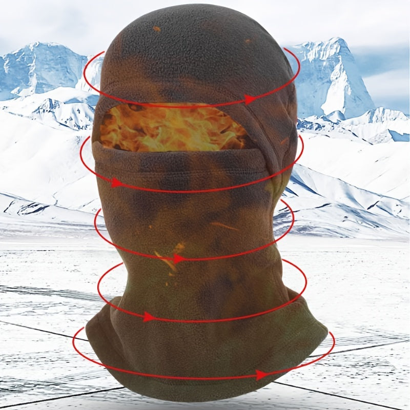 Winter Windproof Cap Riding Mask Coldproof Thickened Headwear Fleece Warm Cap