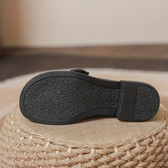 Women's Bowknot Chunky Heel Loafers
