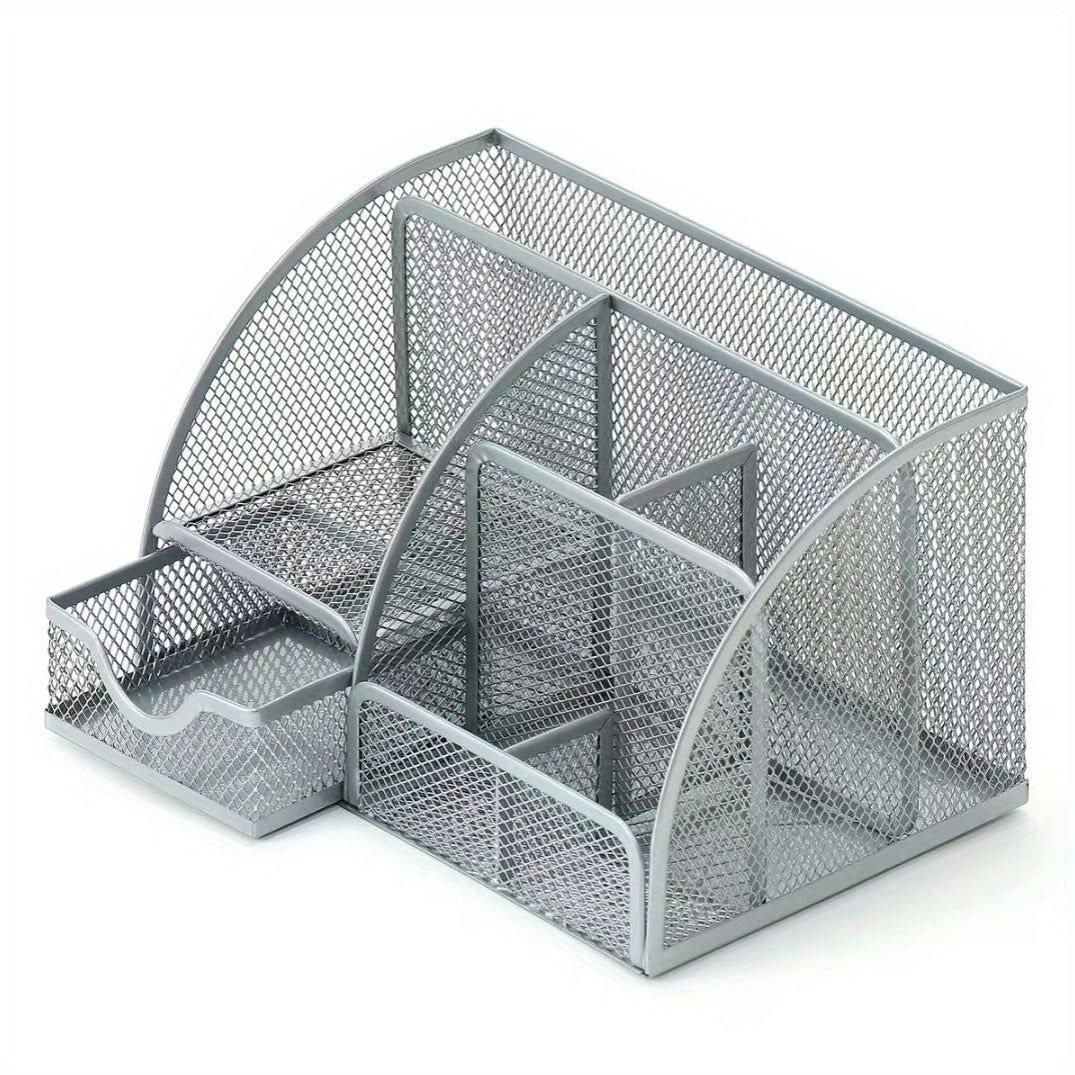Metal Pen Holder Office Supplies Multifunctional Combination Holder