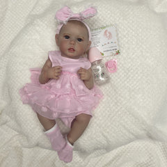 Hand-Painted Lifelike 48 Youngsters Girl Reborn Doll - Waterproof Vinyl