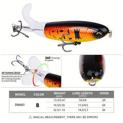 1pc 10 11 14 Fishing Pencil Lure With Rattle Bead Hard Bait Floating Bait