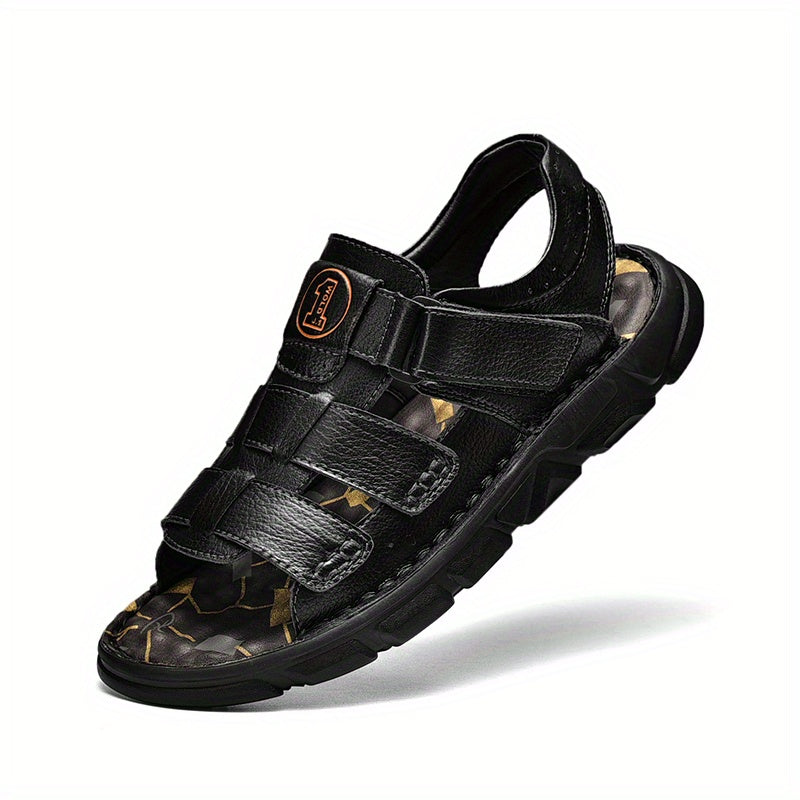 Men's Hook And Loop Sandals Non Slip Beach Shoes Summer