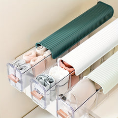 Wall mounted Underwear Storage Box Drawer Type Space saving Closet Organization