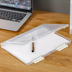 1pc Foldable Storage Rack File Bookshelf Display Shelf
