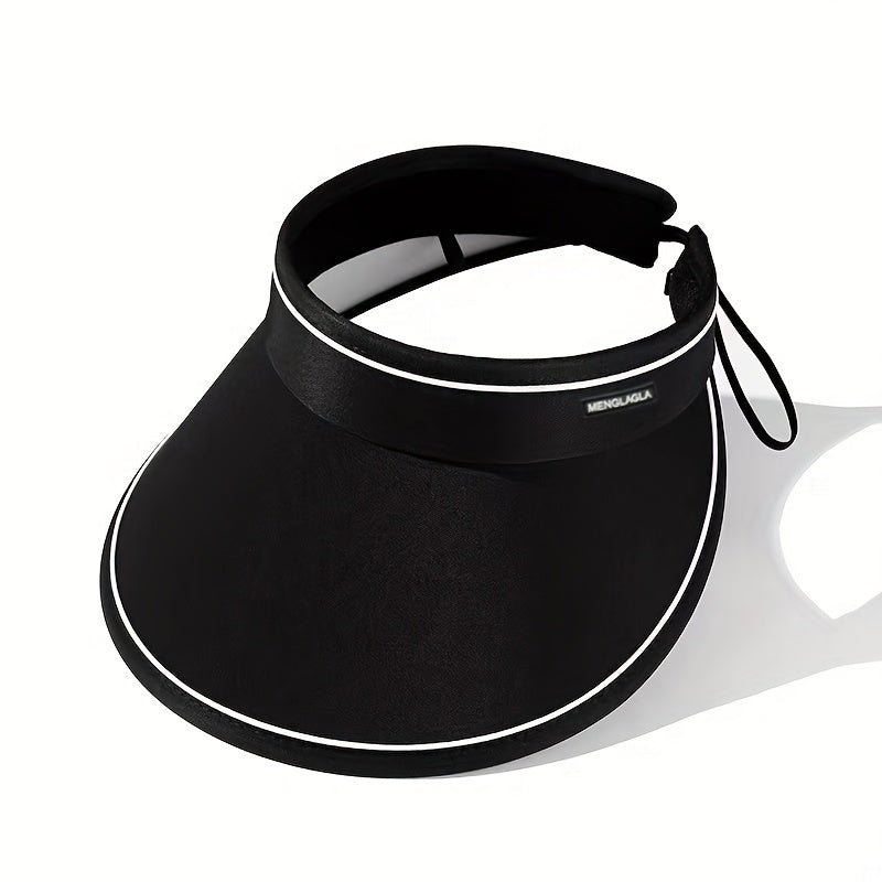 Wide Brim Casual Visor Hat UV Protection