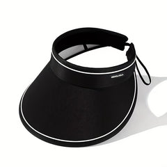Wide Brim Casual Visor Hat UV Protection