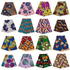 African Printed Fabric DIY Patchwork Cloth Sewing Supplies