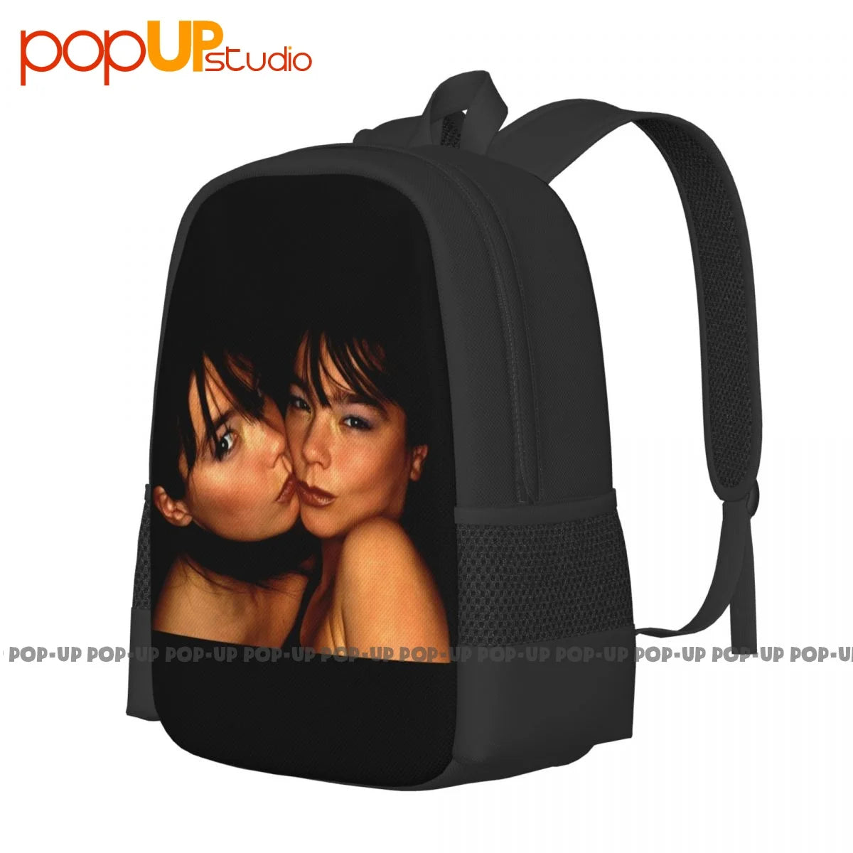 90S Bjork Twin Music Electronic Reprint Backpack Large Capacity Softback