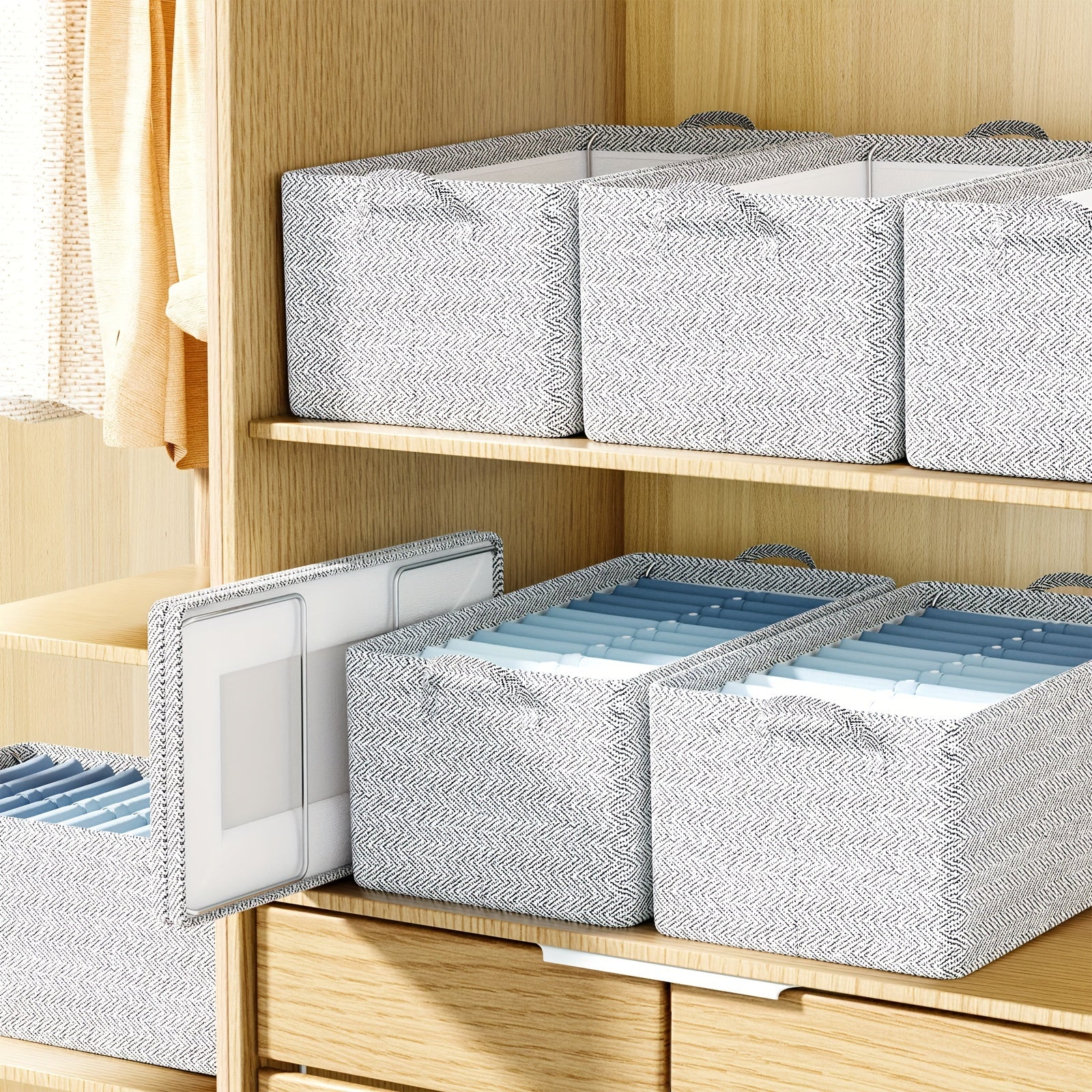 Clothes Drawer Storage Box Non Woven Fabric Organizer