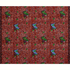 African Ethnic Style Wax Dye Printed Fabric Double sided Geometric Cloth