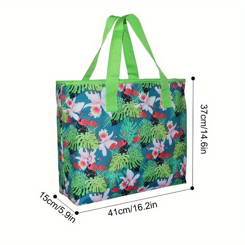 Insulated Lunch Bag Waterproof Thermal 2 Layer Bag