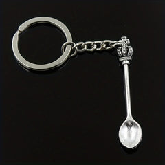 Crown Mini Tea Spoon Royal Alice Nose Keychain