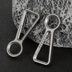 Titanium Carabiner Keychain for Outdoors