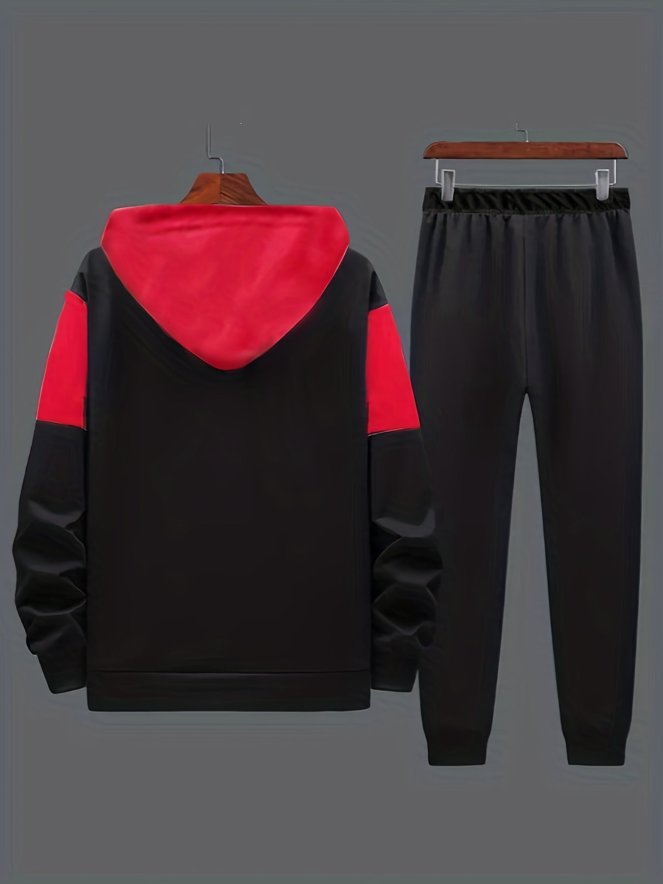 Boys Zip Hoodie & Sweatpants Set Casual Kids Clothes