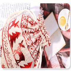 24pcs Burlap Christmas Drawstring Bags Small Linen Treat Bags