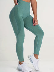 Moisture Wicking Yoga Pants Sports Butt Lifting Leggings Women's Activewear