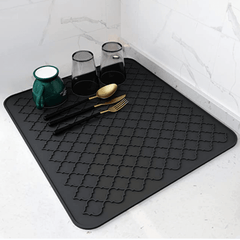 Dish Drying Mats Heat Resistant Non-slip Draining Mat 16 X 12 X 0 2in