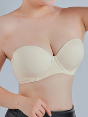 Solid T Shirt Bra Comfortable & Breathable Push Up Bra