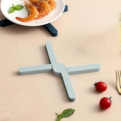 Foldable Silicone Trivets Non Slip Heat Resistant Folding Pad Eco