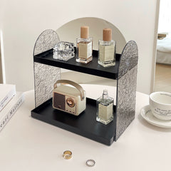 Glacier Pattern Storage Rack Double layer Aromatherapy Perfume Cosmetics Display