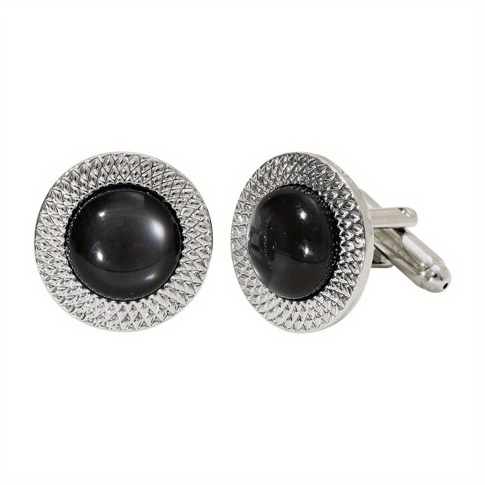 Rhinestone Cufflinks Suit Button Cufflinks Sleeves Studs