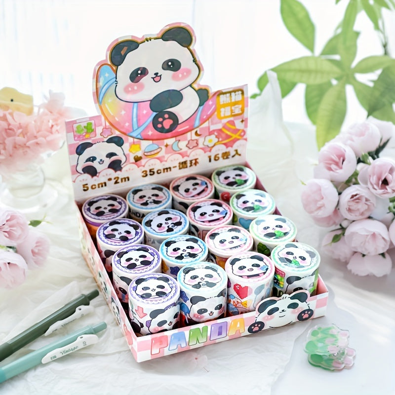 Soft Healing Panda Journal Washi Tape for Decoration