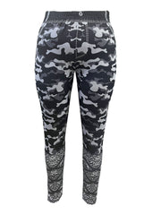Camo Print High Rise Leggings
