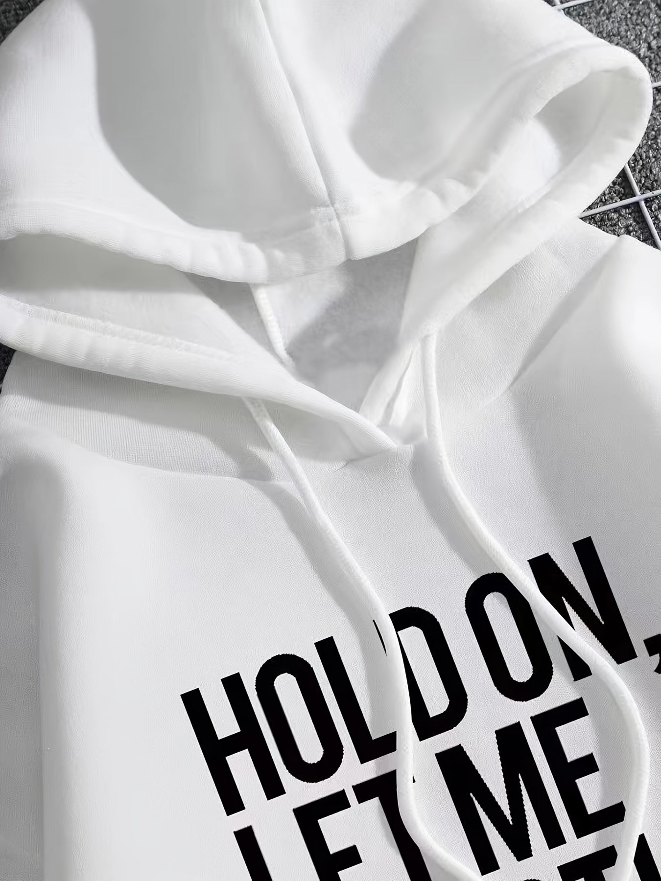 Casual Drawstring Hoodie Sweatshirt with Pocket