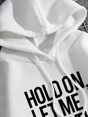 Casual Drawstring Hoodie Sweatshirt with Pocket
