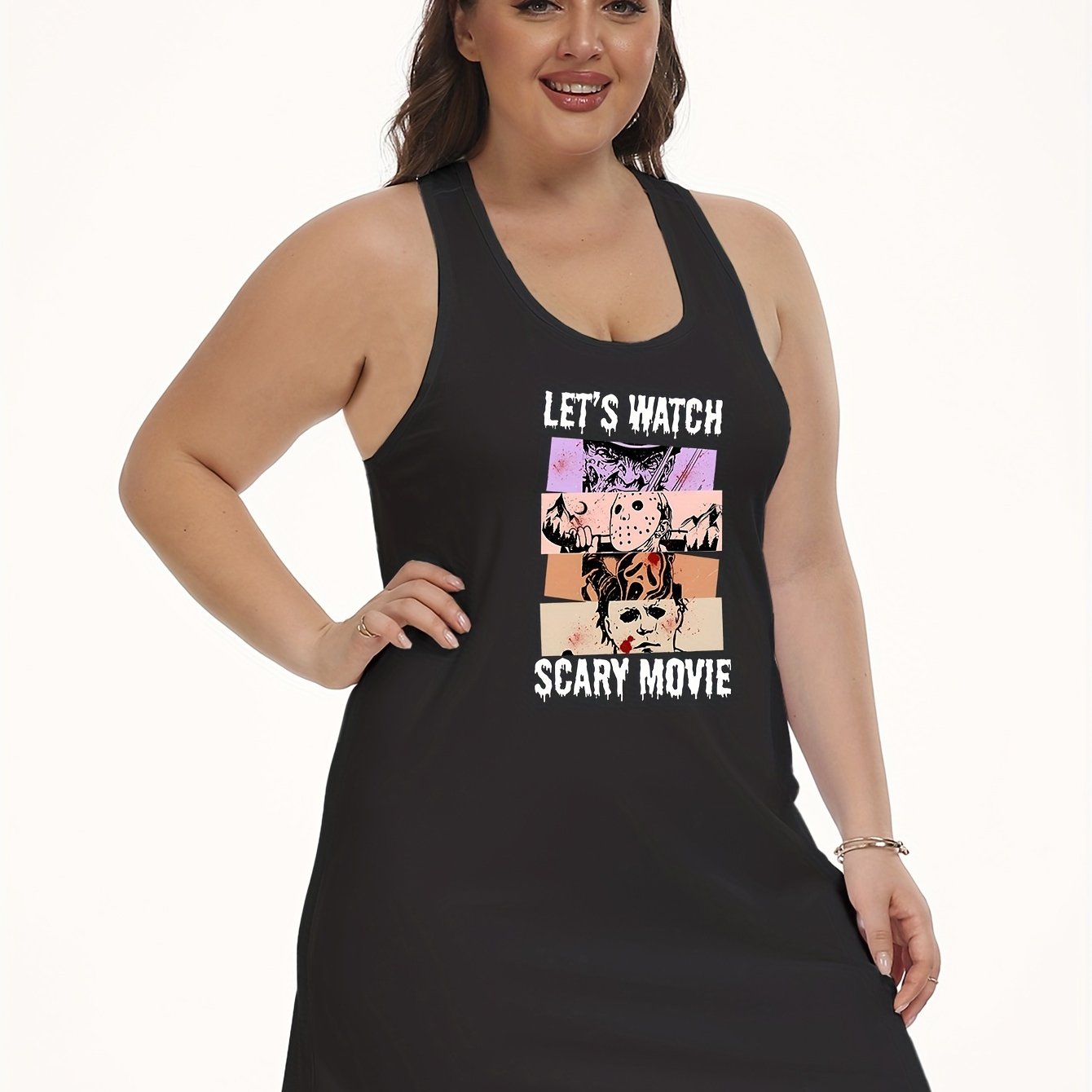 Grim Reaper Print Nightdress
